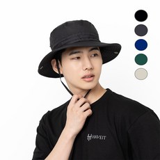 헤브잇 등산모자 남녀공용 버킷햇 캠핑모자 R17, 블랙