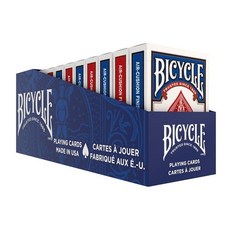 Bicycle 스탠다드 마술 포커 플레잉카드 12개입, Poker Size, 12 Pack