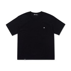 SLOTHFUL 小樹懶刺繡短T 舒適親膚 百搭寬鬆版型, 黑 (SPT34)