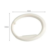 가방 후크 학생용 휴대용 책상 사이드 학교 및 학습 테이블용 탈착식 드릴 프리 배낭 걸이, 3PCS White