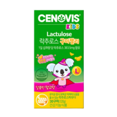 세노비스 유아용 락추로스 구미젤리 망고맛 120g, 30정, 8개