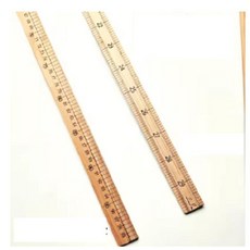 雙面木尺 三尺 100厘米, 裁縫竹尺, 1件