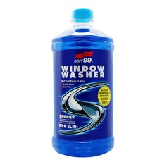 SOFT99 超視野玻璃水 汽車玻璃清潔劑 快速清潔 恢復清晰視野, 1個, 2L(升)