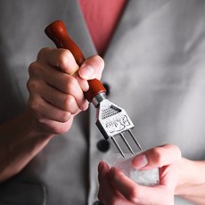 日式三叉冰錐 開冰鑿冰器 三頭設計 製作圓冰球 酒吧調酒工具, 三叉冰錐, 1個