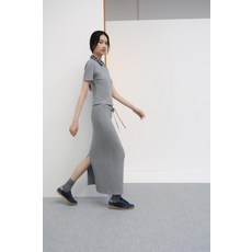 ZARA 콤비 폴로 스웨터 - 그레이 488082494