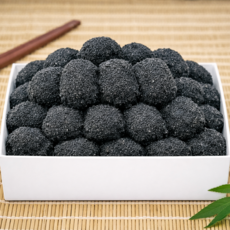 (떡DC몰) 흑임자인절미 찹쌀떡 영양인절미(18g167알) 굳지않는떡 선물용 행사떡, 1박스, 3kg