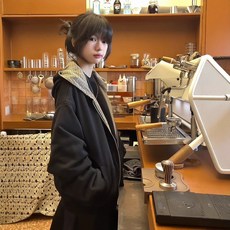 【雙面穿復古】連帽衛衣 開衫外套 男款衛衣 潮牌外套 美式復古 千鳥格紋 拉鍊設計 秋冬保暖 百搭cleanfit