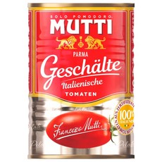 무티 Mutti 통조림 껍질 벗긴 토마토 260g, 1개