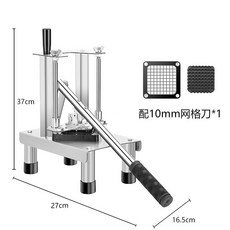 商用不銹鋼果蔬切丁切條機, 10mm立式手動切條機, 1個