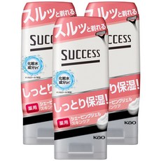 SUCCESS 석세스 약용 면도 젤 스킨 케어 타입 180 g×3개 세트