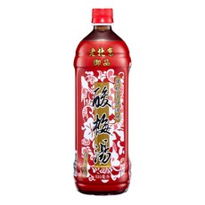 老北京御品 酸梅湯 瓶裝梅子汁 980ml, 12個