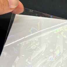 홀로그램 투명 손코팅지 필름 A4 나비 dav0513WD, 단일, 230mm