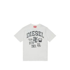 디젤 키즈 로고 프린트 티셔츠