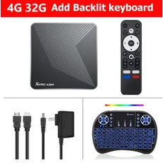 X88 PRO X5M TV 박스 안드로이드 14 4G 암로직 S905A 1000M LAN AV1 BT 2.4G&5G 듀얼 와이파이 스마트 비디, 04 미국 플러그, 02 4G 32G Add i8