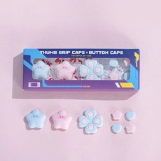 조이콘커버 악세서리 조이스틱 귀여운 별모 게임 실리콘 소프트 그립 캡 스위치 switch, B. One Pack, 1개