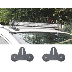 LED長條燈支架 適用於越野車改裝 平款包膠強磁底座, 1個, 平款88mm