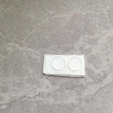 防撞膠粒 櫥櫃門靜音緩衝自粘貼, 1個, 8*2mm 2粒