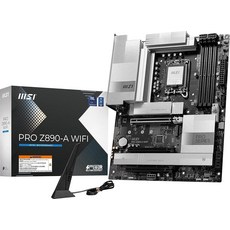 MSI PRO Z890-A WiFi 프로시리즈 마더보드 (코어 울트라 시리즈 2 인텔 프로세서 LGA 1851 DDR5 PCIe 5.0 M.2 SATA 5Gbps L
