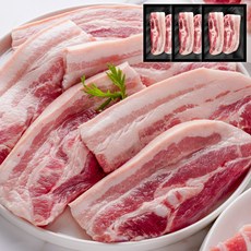 삼겹살 1인분 개별소포장 [국내산 냉장육 1+등급], 200g, 3개