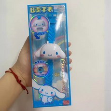 三麗鷗家族Q變萌趣造型手錶 庫洛米 美樂蒂 女孩幼童卡通造型人物手錶 生日禮物 玩具 兒童手錶