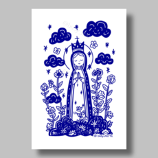 천주교 가톨릭 엽서 B 시리즈-B03 성모님, 1개