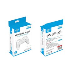 適用於 SONY PS5 遙控手把水晶殼, 透明, 1個, PS5遙控手把水晶殼