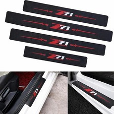 Car Threshold Scuff Strip Anti-trampling Sticker Carbon Fiber Door Sill Protectorfor for Chevy S, Car Threshold Scuff Strip, Ant
