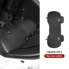 리프모터 통기성 아이스 실크 자동차 시트 쿠션 미끄럼 방지 리브, 8. rear-black-1PCS