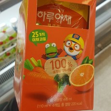 한국야구르트 하루야채 뽀로로, 110ml