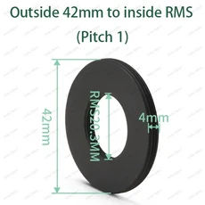 M42 - RMS CS 어댑터 링 현미경 대물렌즈 M18, 01 빠른  Mainland, 13 M42 to RMS-1