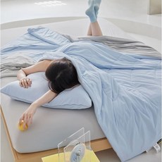할로글로리 여름 좋은 수면을 위한 부드러운 냉감 차렵이불