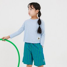 삐삐롱 [삐삐롱]멜린 면스판 5부 패밀리 멀티반바지