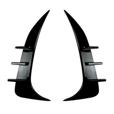 차량 범퍼 부품 M 튜닝 그란 F44 M240i BMW 스포츠 220i 218i 사이드 스포일러 2 에어 스플리터 리어 쿠페 시리즈 225i 카나드 호환 벤트, Gloss Black, 1개