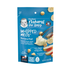 거버 3단계 요거트 멜츠 바나나 배, 1개, 28g