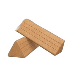 피트니스 블록 코르크 고밀도 삼각 홈트 스트레칭 장비, 1개, 20cm 삼각 블록 세트A