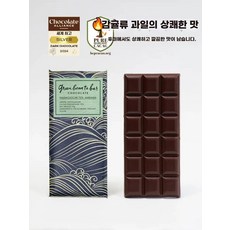 일본산 녹두 초콜릿 초콜릿 다크 바, 1개, K. 마다가스카르 70