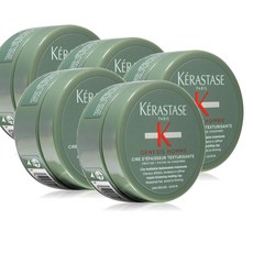 케라스타즈 제네시스 옴므 텍스처라이징 씨크니스 왁스 Kerastase Genesis Homme Texturizing Thickness Wax styling paste, 5개, 75ml