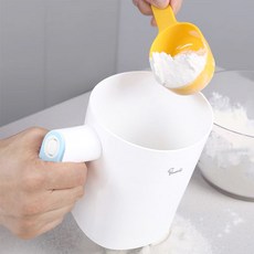 베이킹 밀가루채 전동 가루 채반, 1개