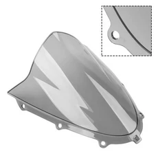 스즈키 GSXR 125 150 2018 2020 GSXR125 용 오토바이 윈드 스크린 실드 더블 버블 디플렉터, 07 회색