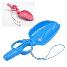 애견 배변집게 외출삽, 핑크, 1개