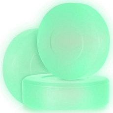 빛나는 얼음 퍽 게임 훈련 롤러 하키 공 거리 인라인 소재 안정성 재미, 1. Light Green, 1개