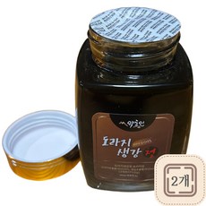 약초인 국산 목에좋은차 약 도라지 생강청, 500g, 2개, 1개입