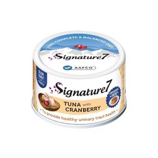 Signature7 心寵 鮪魚蔓越莓肉醬貓罐 80G 24罐組 完整均衡營養 幫助維持健康, (肉)泌尿道｜鮪魚+雞肉+蔓越莓X24罐, 24個, (肉)泌尿道/鮪魚+雞肉+蔓越莓
