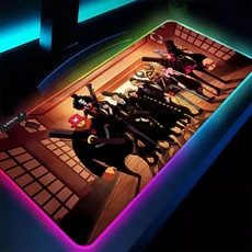 RGB 마우스 패드 90x40cm 일체형 백라이트 대형 컴퓨터 게이머 게임용 HD 프린트 액세서리 LED 키보드 데스, 01 빠른  Mainland, 03 350x250x3mm, 04 TK-0000007245