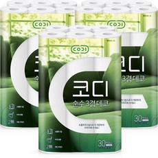 쌍용씨앤비 CODI 순수한 데코 3겹 30m 30롤 x 3개