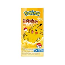 포켓몬 피카츄의 바나나 우유, 190ml, 24개