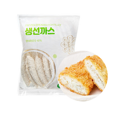 랜시 생선까스 1봉 (60g 20개입) 명태 생선 튀김, 1.2kg, 1세트