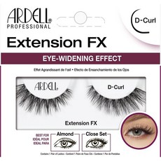 아델 프로페셔널 익스텐션 FX 아이-와이드닝 이펙트 1쌍, 1개, D-Curl