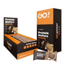 GOpower 果果能量 蛋白威化餅 (巧克力) 10入/盒 高蛋白健身補給, 1盒, 300g