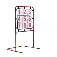 야구타겟 소프트볼 던지기 보드 벨크로 피칭 네트, 고급형 (높이180cm) + 공 12개, 1개